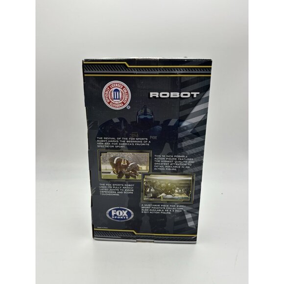 Team Cleatus 10” Fox Sports Robot Navy Football NCAA Unopened Official Licensed - Picture 4 of 11